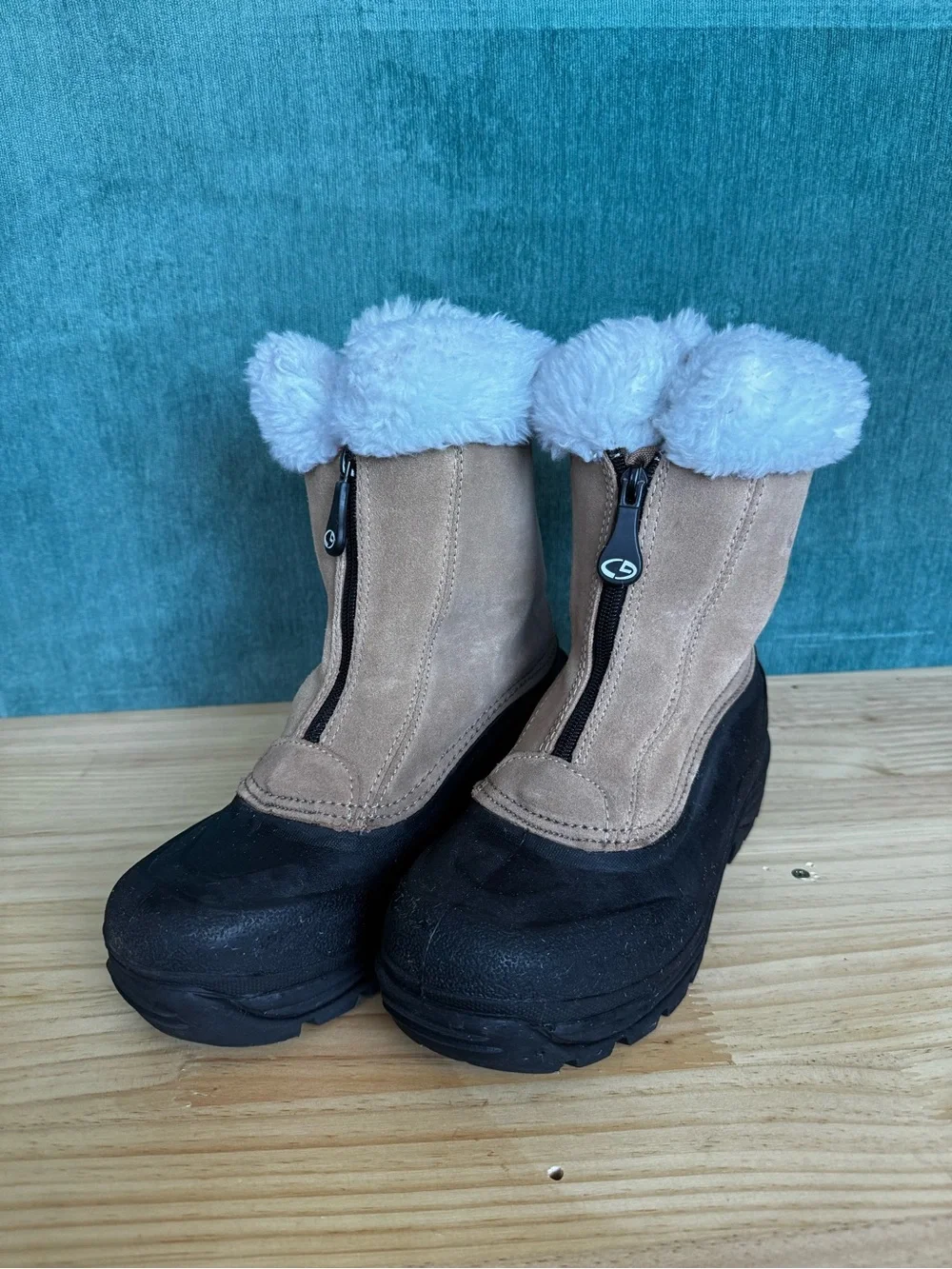 Zip-Up Winter Snow Boots